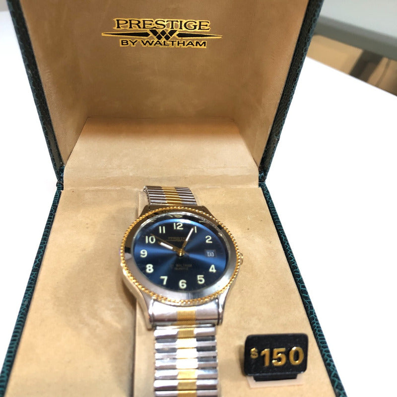 Reloj Prestige By Waltham Máquina Japonesa 80´s Con Caja Original