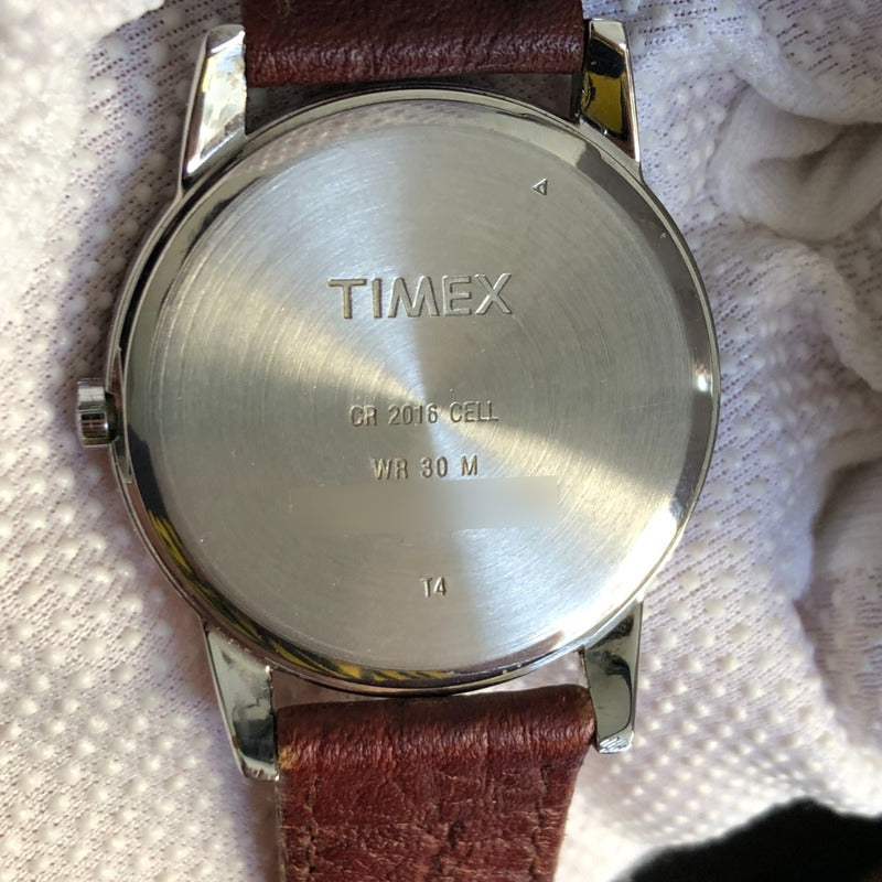 Reloj Timex Clásico Indiglo Hombre Año 2009 Fecha Correa Original