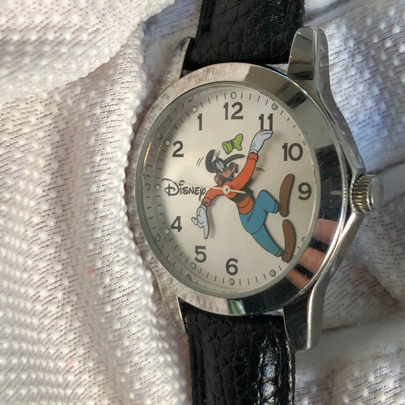 Reloj Disney Goofy Unisex Año 1999 Movimiento Inverso Raro