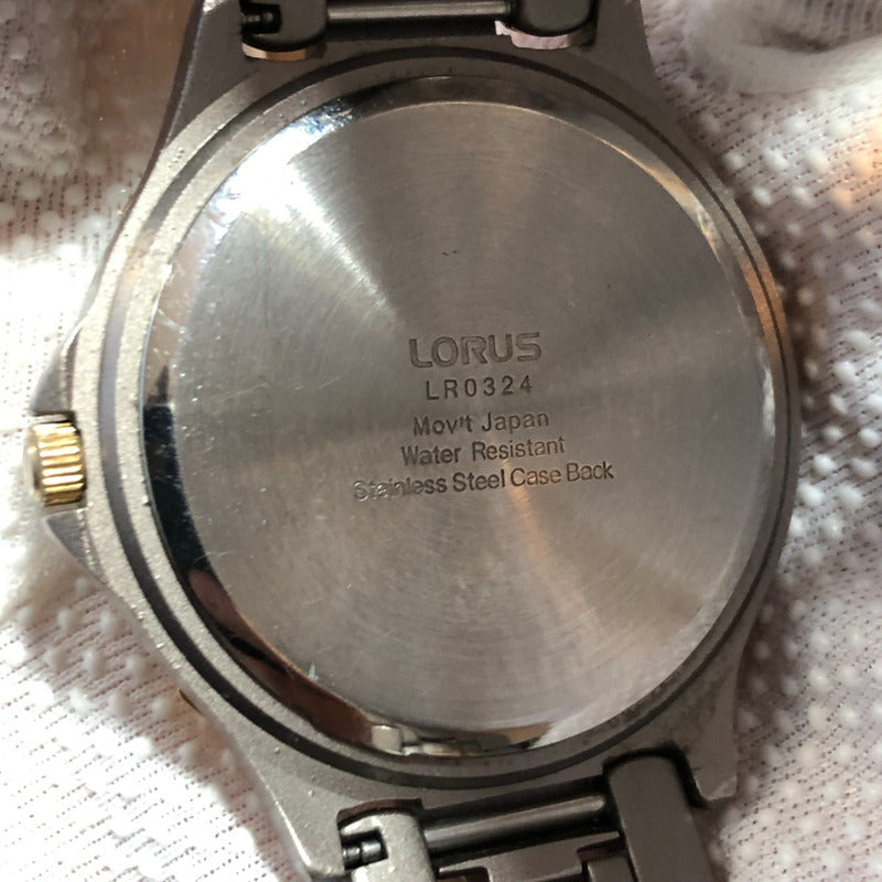 Reloj Lorus By Seiko Hombre Años 90´s Bicolor Day-date