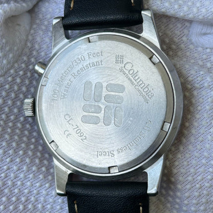 Reloj Columbia Hombre 2003 Acero 100m Agujas Lumen Raro