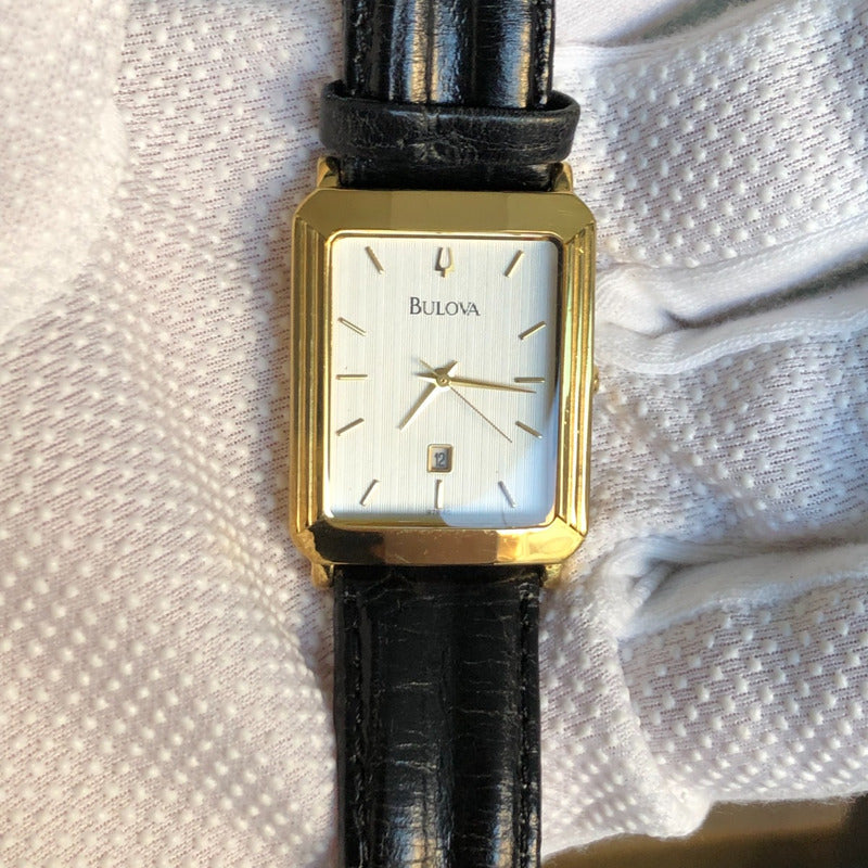 Reloj Bulova Dress Classic Hombre Año 1999 Con Fecha Central Raro