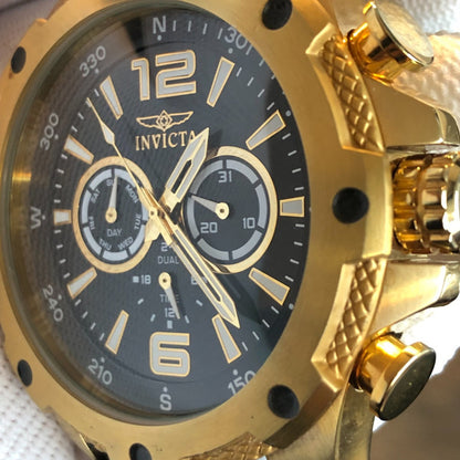 Reloj Invicta I-force Hombre Año 2013 Dorado 50mm Trinite