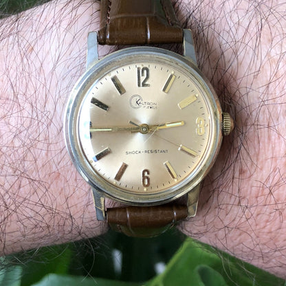 Reloj Kaltron Hombre Mecánico Vintage 1962 Suizo 21 Joyas