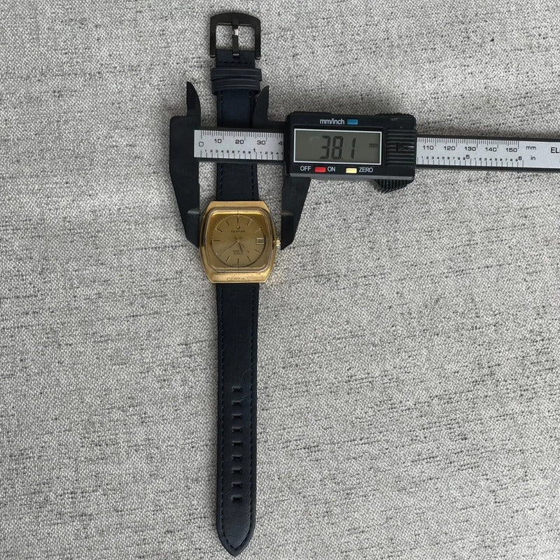 Reloj Certina Ds-5 Zafiro Hombre Años 80´s Quartz Dorado