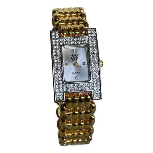 Reloj Joya Elizabeth Taylor Mujer Pavé Años 2000s Cristales