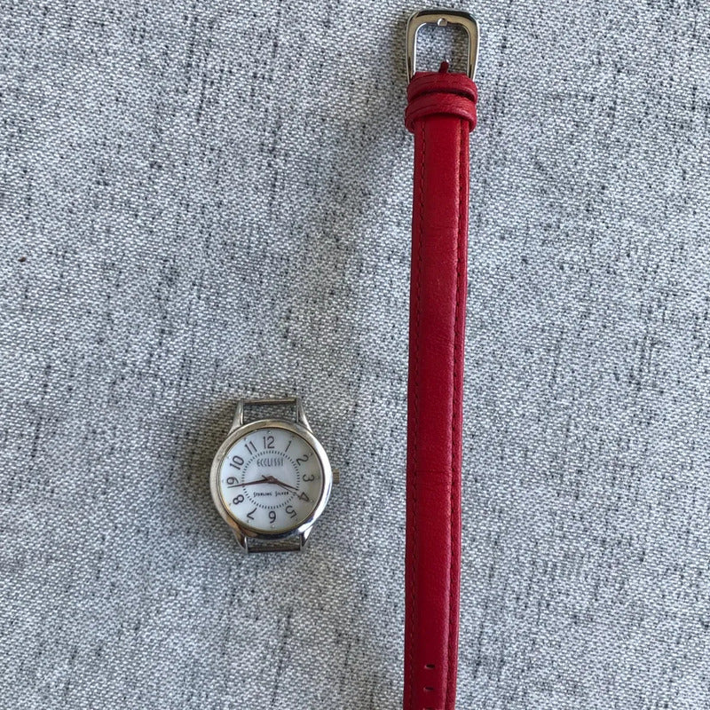 Reloj Ecclissi Mujer Plata 925 Año 2005 Madreperla 30mm