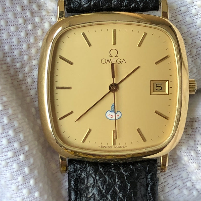 Reloj Omega Hombre Vintage 1991 De Ville Sirte Oil Oro 20mic