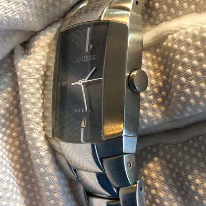 Reloj Guess Steel Hombre Inicios Años 2000 Sunburst Compacto
