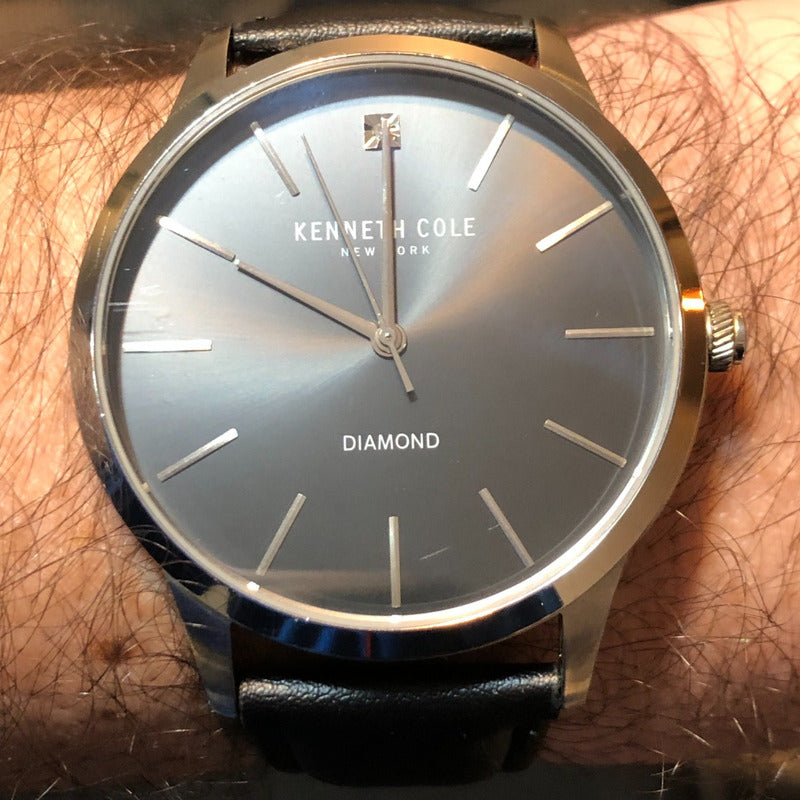 Reloj Kenneth Cole Hombre Año 2015 Diamond Negro