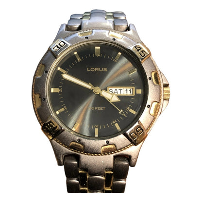 Reloj Lorus By Seiko Hombre Años 90´s Bicolor Day-date