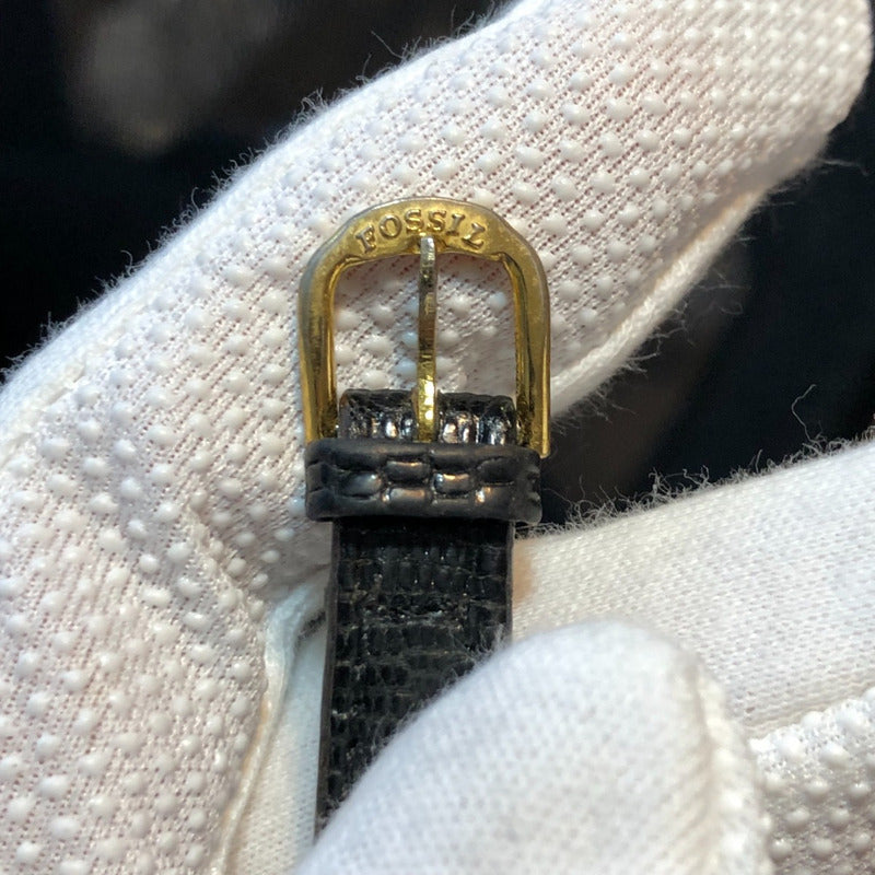 Reloj Fossil Mujer Años 80s Dorado Números Romanos Pionero