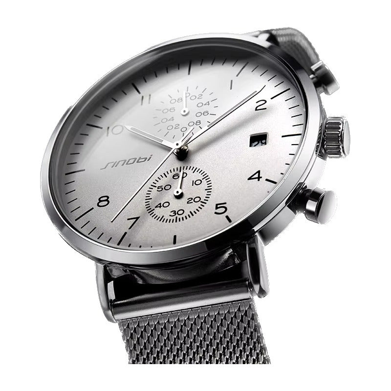 Reloj Sinobi Pulsera Acero Inoxidable Hombre