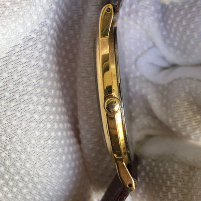 Reloj Seiko Hombre Año 1992 Ultrafino Sin Segundero Dorado