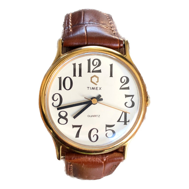 Reloj Timex Vintage Q Quartz Hombre Año 1987 Súper Escaso