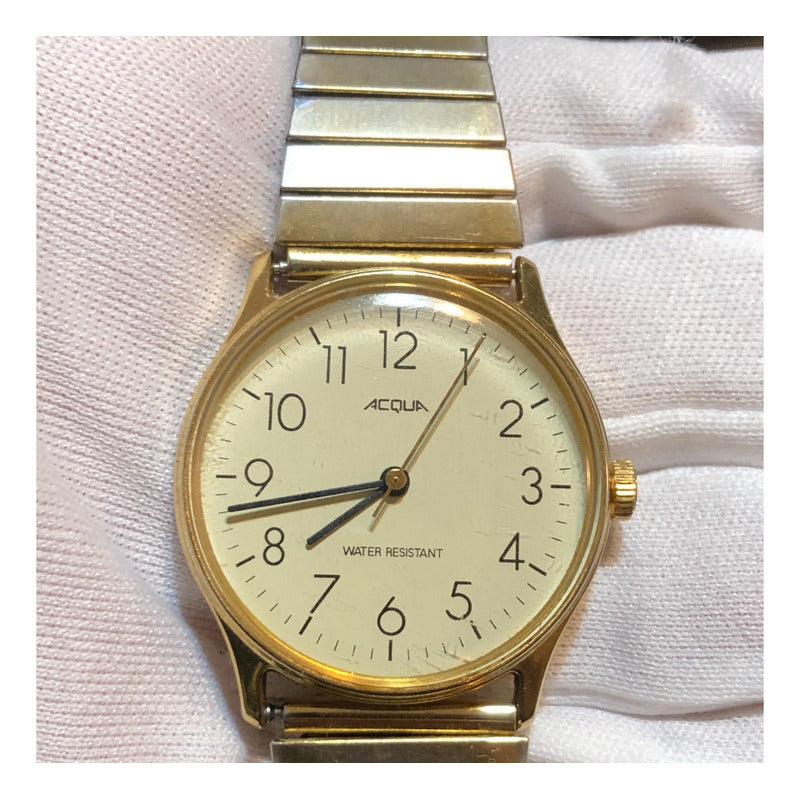 Reloj Acqua By Timex A Cuerda Hombre Funciona Perfecto 90s