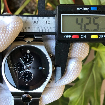 Reloj Fossil Arkitekt Cronógrafo Acero Año 2004 Degradé Escaso
