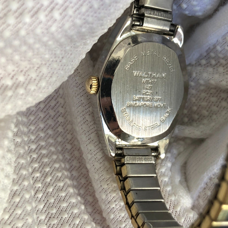 Reloj Waltham Mujer Año1996 Quartz Pulsera Expandible Nuevo