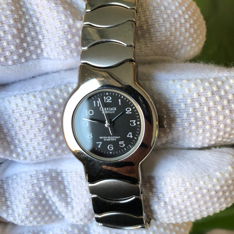 Reloj Timex Mujer Vintage 1998 Carriage Indiglo Expandible