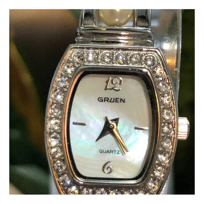 Reloj Gruen Mujer Dial Madreperla Neovintage Inicios De 2000