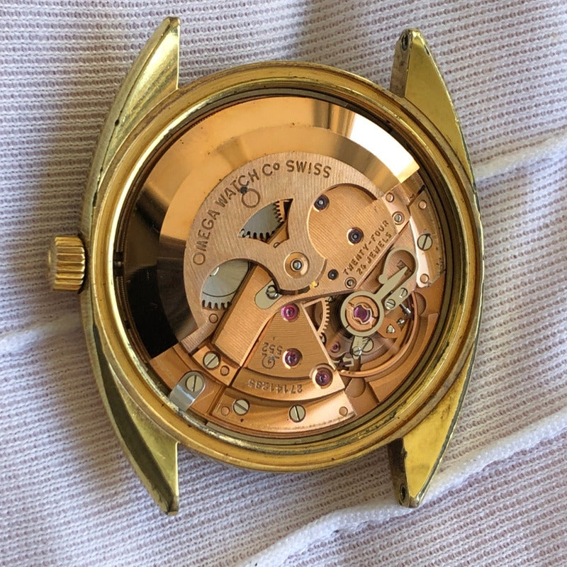 Reloj Omega De Ville Automático Vintage 1968 Cal. 552 Plaqué Oro 20 Micras