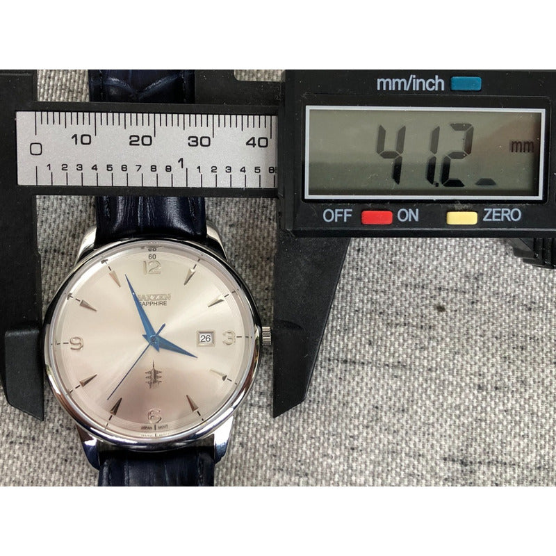 Reloj Nakzen Zafiro Hombre Inspiración Zen Máquina Japonesa