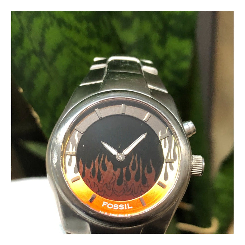 Reloj Fossil Bigtic Jr-8215 Unisex Vintage Retro Zafiro