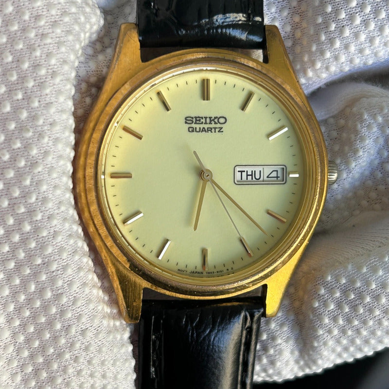 Reloj Seiko Hombre Vintage 1994 Dial Fosforescente Raro 7n43