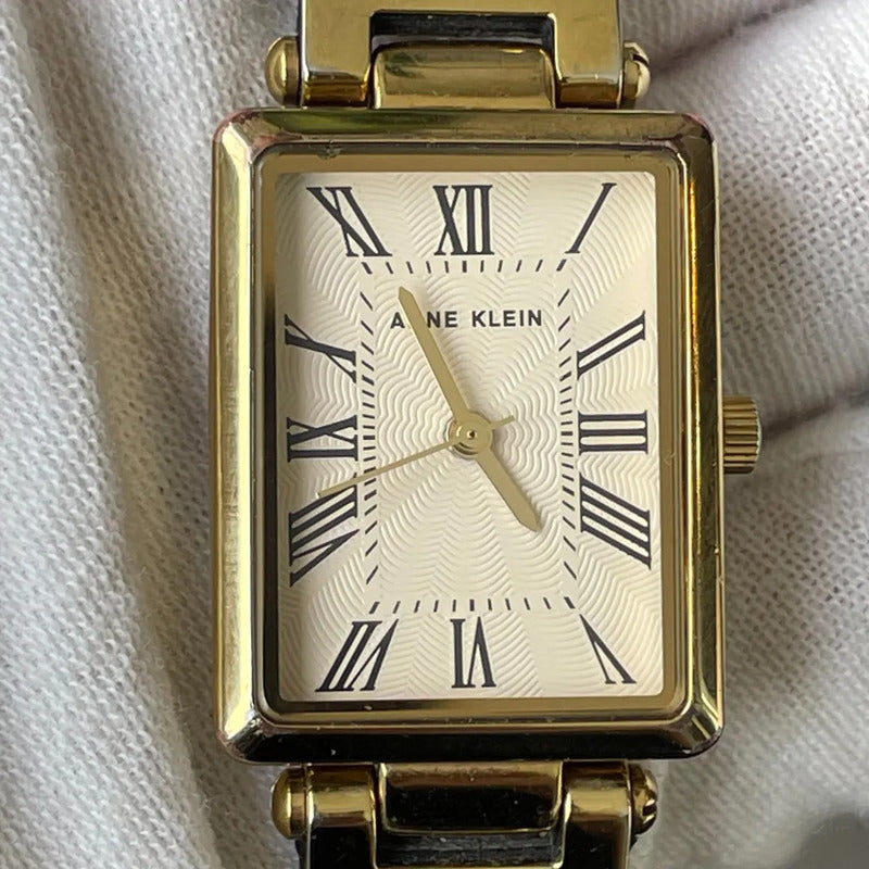 Reloj Anne Klein Mujer 1998 Rectangular Guilloché