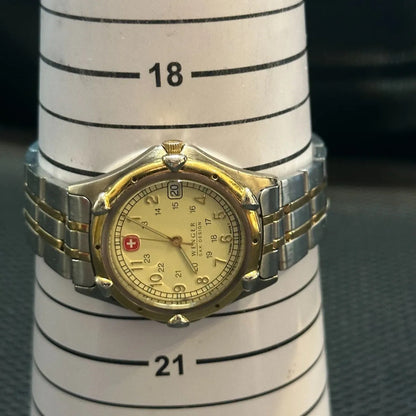 Reloj Wenger Swiss Army Hombre 1998 Field Militar Two Tone
