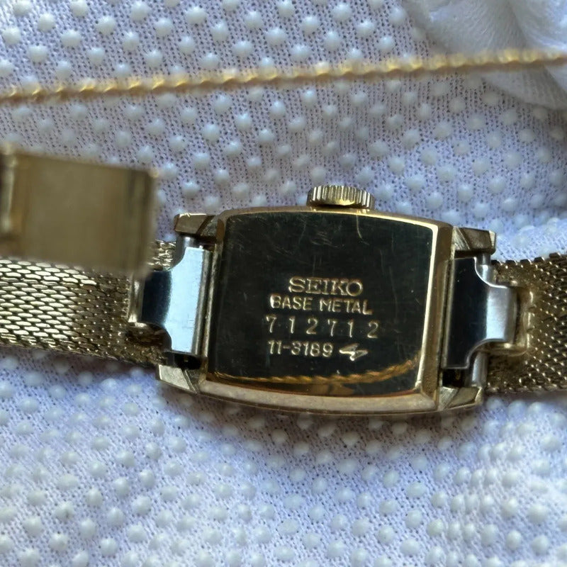 Reloj Seiko Mujer Mecánico Año 1967 Diseño Joya Integrado