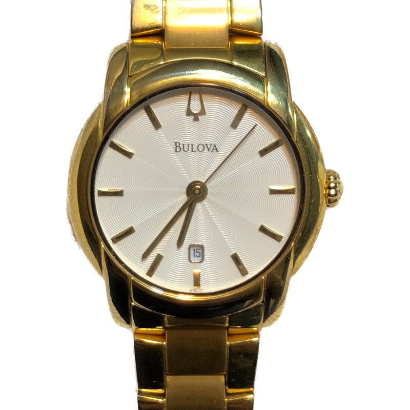 Reloj Bulova Hombre Año 2012 Dial Guilloché Fecha A Las 6