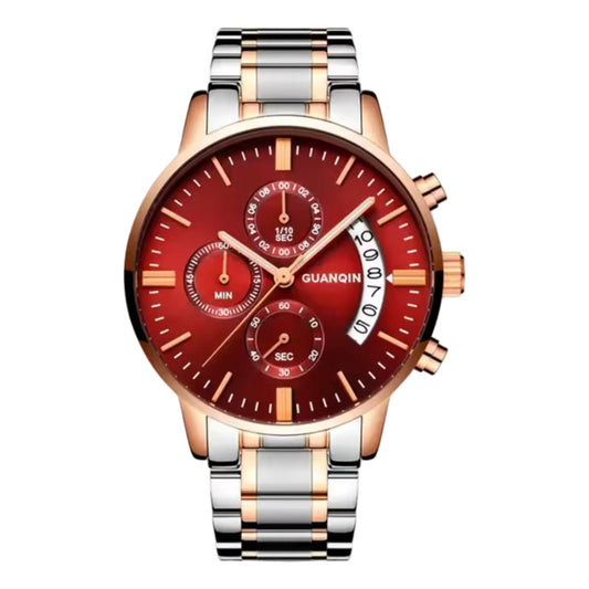 Reloj Guanqin Gs19053 Hombre Acero Resistente Al Agua