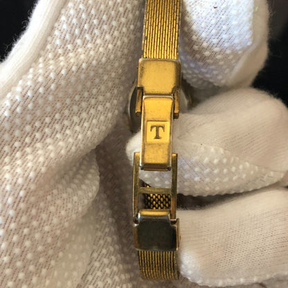 Tissot Lady Quartz 1980 Chapado Oro18k Brazalete Suizo