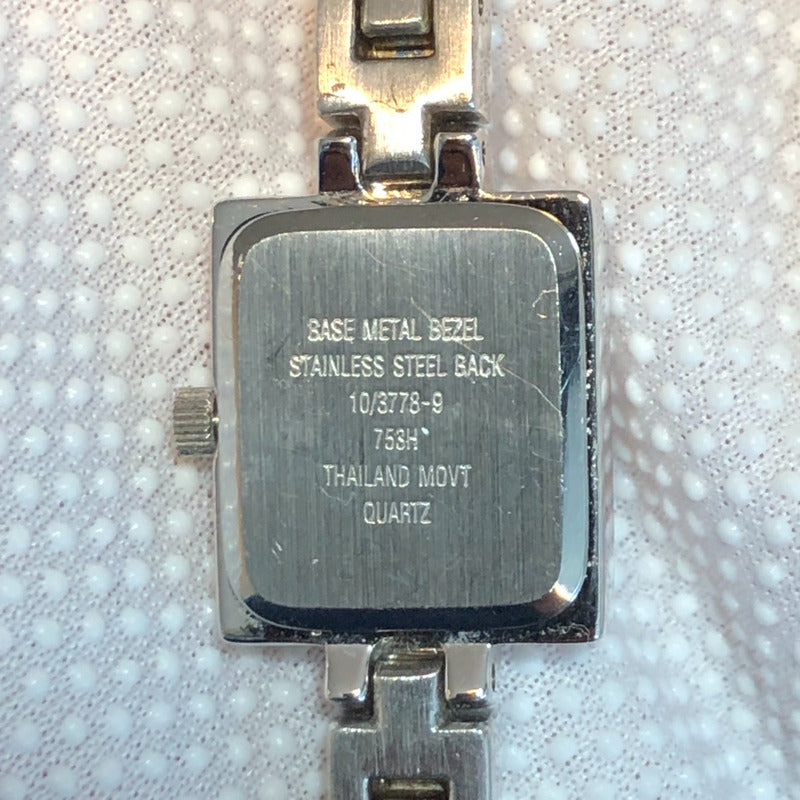 Reloj Anne Klein Ii Mujer Años 90´s Nácar Cristales Baguette