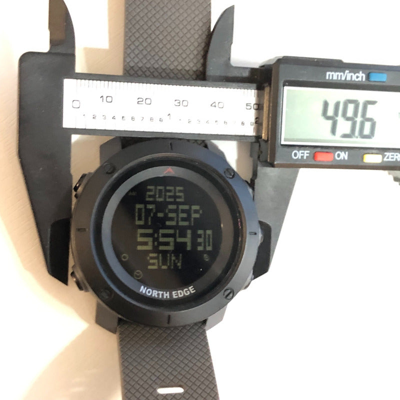 Reloj North Edge Hombre Año 2019 Digital Tank Táctico