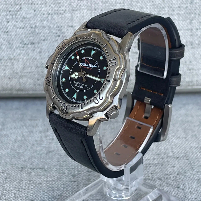 Reloj Freestyle Hombre Años 90´s Diver Surf Azul Escaso