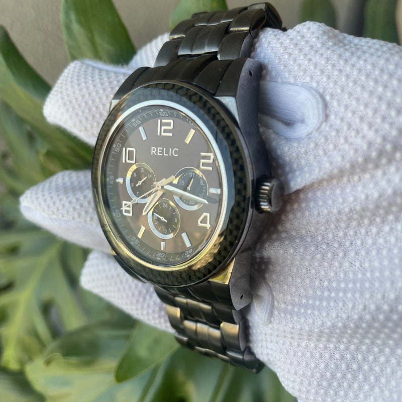 Reloj Relic Hombre 2012 Deportivo Dial Fibra Carbono Raro
