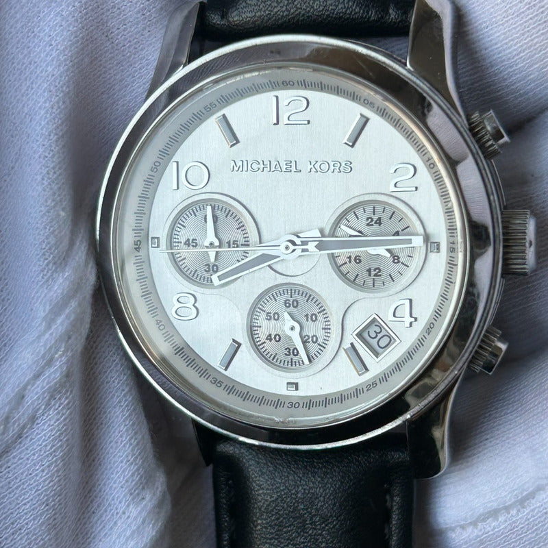 Reloj Michael Kors Hombre Año 2011 Cronógrafo Acero Escaso
