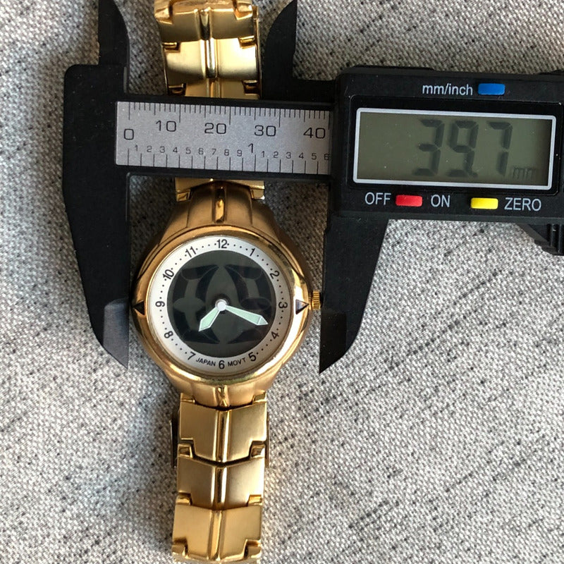 Reloj Louis Jourdan Hombre Cuarzo Ana/digital Vintage 1997 Dorado