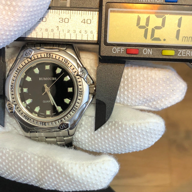 Reloj Rumours Hombre Vintage 1997 Negro Diver Japan Movt