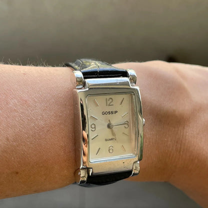 Reloj Gossip Mujer Año 2003 Cuarzo Japonés Rectangular