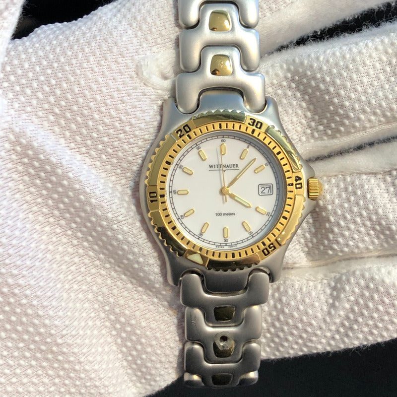 Reloj Wittnauer Suizo Hombre 2003 Zafiro Raro Conmemorativo