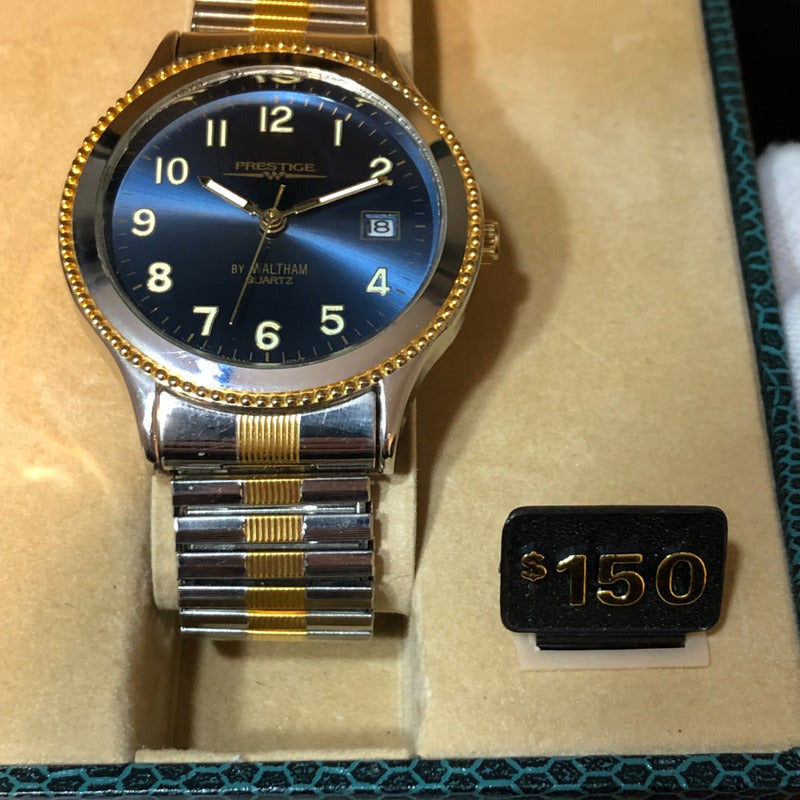 Reloj Prestige By Waltham Máquina Japonesa 80´s Con Caja Original