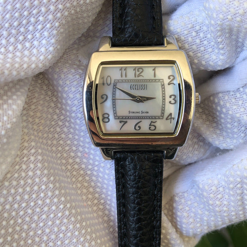 Reloj Ecclissi Mujer Plata 925 Dial Madreperla Año 2001 Único