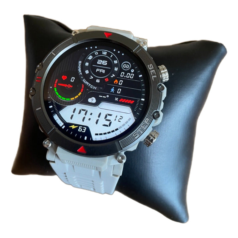 Reloj Inteligente Hombre Deporte Bateria 360mah Agua Gris