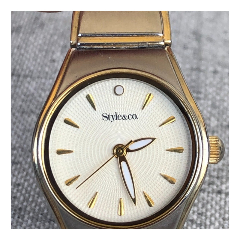 Reloj Style & Co Mujer Vintage Dorado/plateado