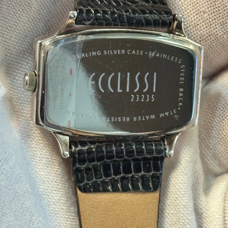 Reloj Ecclissi Nuevo Mujer 2000´s De Plata Nácar Policromático Raro