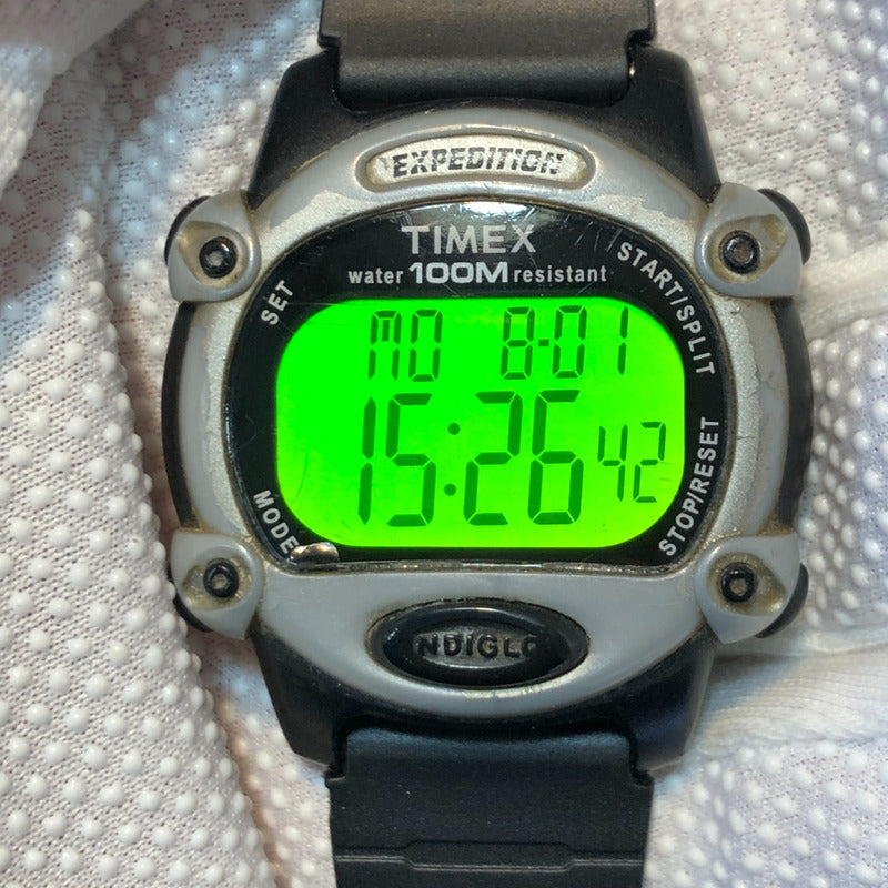 Reloj Timex Expedition Digital Hombre Indiglo Fines 90´s