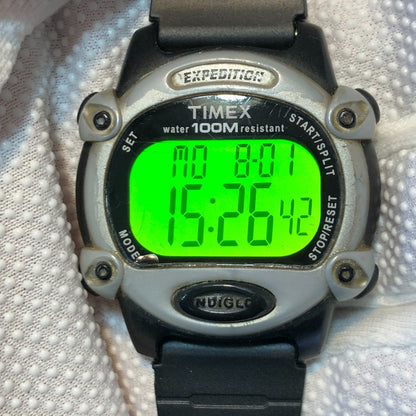 Reloj Timex Expedition Digital Hombre Indiglo Fines 90´s